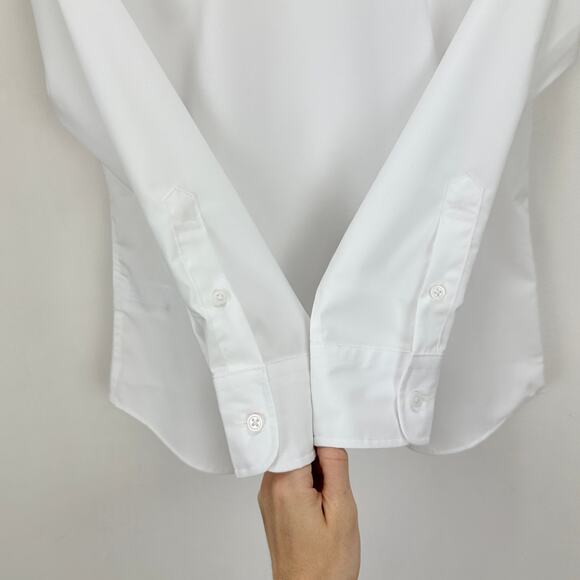 J.Crew Boys Ludlow Premium Fine Cotton Dress Shirt Button Up White Size 10 NWT - Picture 9 of 10
